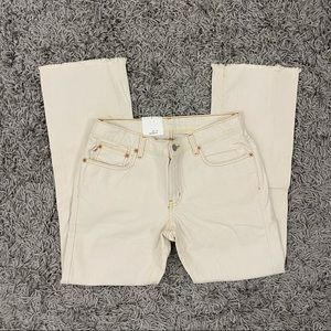 NWT Ralph Lauren Frayed Crop Boot Cut Pants Y2K 6